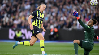 Норвежкият голмайстор Ерлинг Хааланд има невероятен старт на сезона във