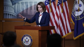 Председателят на Камарата на представителите на САЩ Нанси Пелоси за