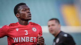 Левият бек на ЦСКА Сейни Санянг изигра цял мач при победата