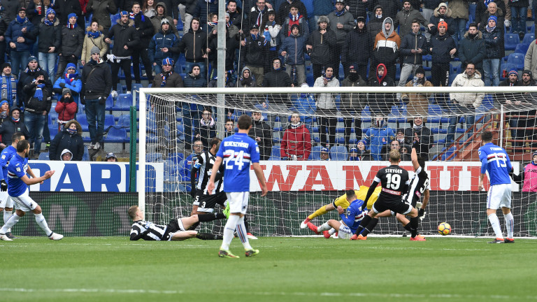 Сампдория надви Удинезе и затвърди шестата си позиция в шампионата (Резултати от Серия "А")