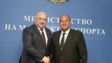 Министър Кралев се срещна с президента на Европейската билярд и снукър асоциация Максим Касис