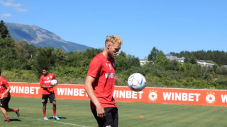 Новото попълнение на ЦСКА Джонатан Линдсет направи първа тренировка с тима