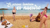 Испания, Сиан Грийн-Лорд , Найоми Никълъс-Уилямс, кампанията с жените на плажа по бански и неправомерното използване на снимки