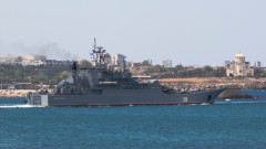 Украйна потопи голям руски десантен кораб в Черно море