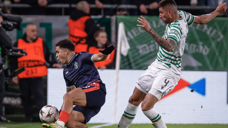 Ференцварош - Лудогорец 2:0 (Развой на срещата по минути)