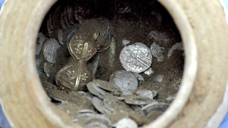 Втората по големина група монети, която е открита в съкровището