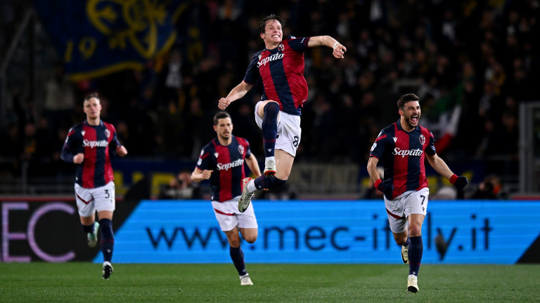 Болоня се справи с Верона и е в зона „Шампионска лига“