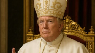 Президентът на САЩ Доналд Тръмп се показа облечен в папски