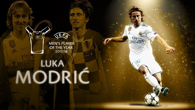 Халфът на Реал (Мадрид) - Лука Модрич беше избран за