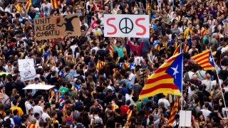 Каталуния Референдум Независимост Насилие Баталните сцени съпътствали провеждането на незаконния