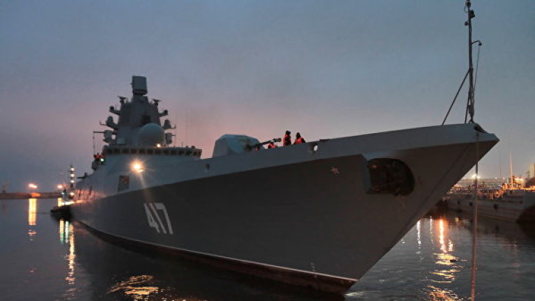 Русия прехвърли в Черно море  фрегатата Адмирал Макаров, въоръжена с