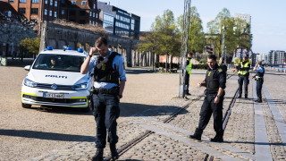 Малка група протестиращи в датската столица Копенхаген подпалиха копие на
