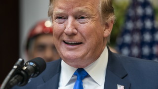 Американският президент Доналд Тръмп се е пошегувал когато е казал