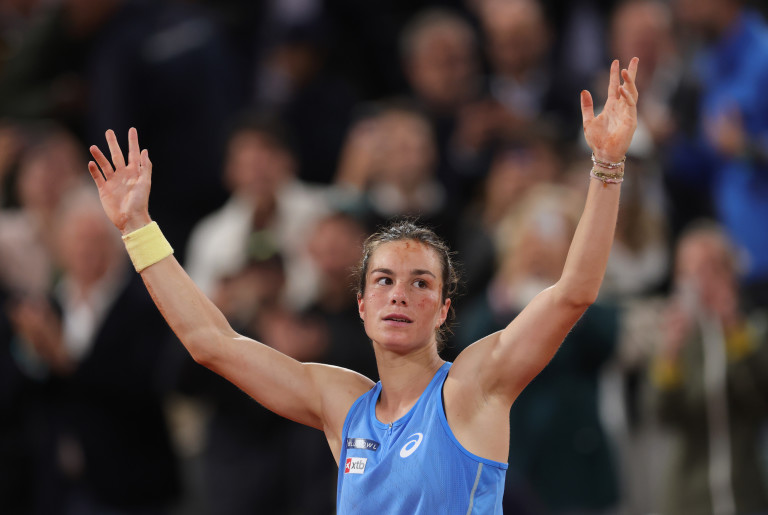 Луис Боасон след победата си над Мира Андреева на Roland-Garros 2025