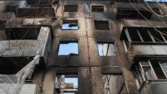 Шест пожара в Харков след обстрел