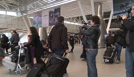 Левски, ЦСКА, Локомотив (София) и Славия заедно на аерогарата