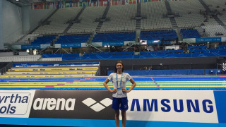 Единствената българска представителка на Европейското първенство по плуване в Глазгоу