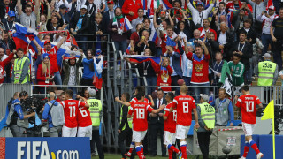 Русия с летящ старт на Мондиал 2018, Сборная вкара пет гола на Саудитска Арабия