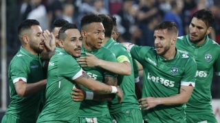 Лудогорец 1 1 Жалгирис Вилнюс 41′ ГООООООООООООООООООООООЛ Попадение на Натанаел 1 1 Лудогорец