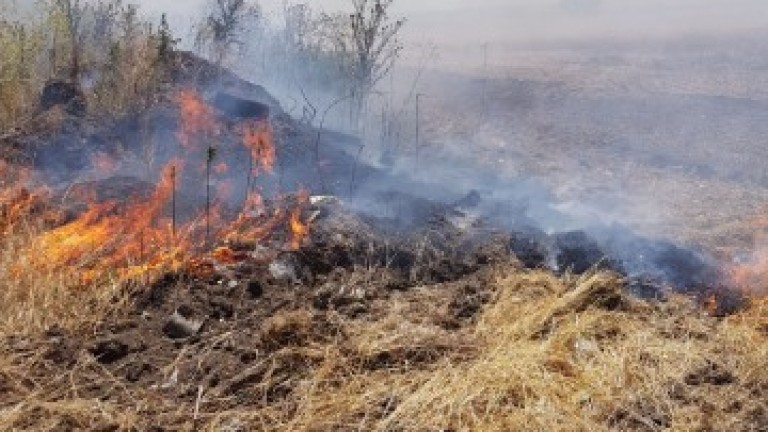 Локализираха пожара в село Поповица