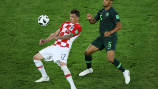 Хърватия - Нигерия 2:0 (Развой на срещата по минути)