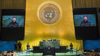 Украинският президент Володимир Зеленски предупреди пред Общото събрание на ООН
