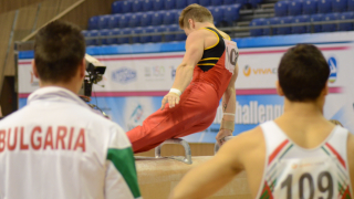 България нациоанлен отбор по спортна гимнастика в състав Божидар