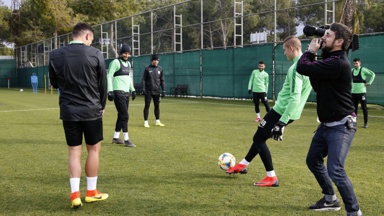 УЕФА изпрати екип в Турция, за да заснеме филм за Лудогорец