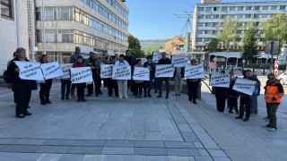 Протест на социални асистенти в Горна Оряховица