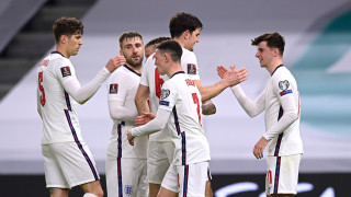 Англия победи Албания в световна квалификация Трите лъва се наложиха
