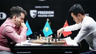 Руският гросмайстор Ян Непомнящи с белите фигури завърши реми срещу