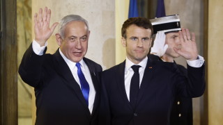 Израелският премиер Бенямин Нетаняху се срещна с президента на Франция