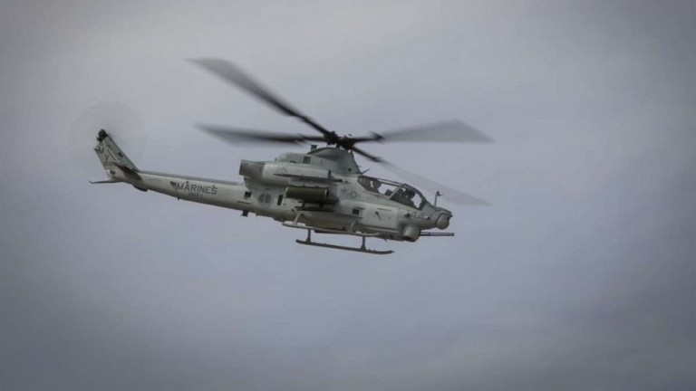 Изчезналият военен хеликоптер CH-53E Super Stallion беше намерен в сряда в