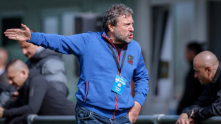 Футболният треньор Велислав Вуцов е в ложите на стадион Георги