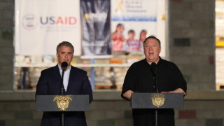 Помпео се закани на Мадуро и от Колумбия
