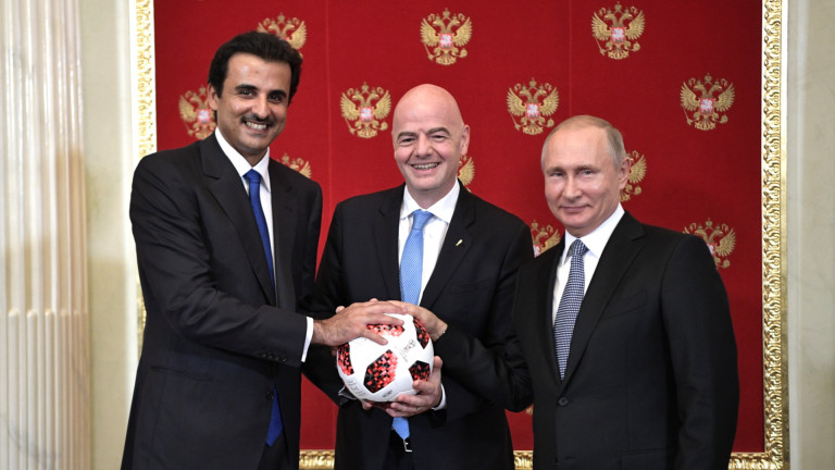 Президентът на ФИФА Джани Инфантино отговори на въпрос за възможното