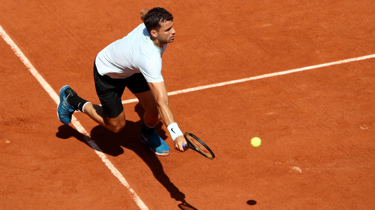 Най-добрият български тенисист Григор Димитров бе доволен от петсетовата победа