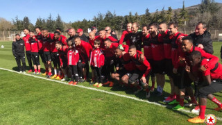 ЦСКА проведе първа тренировка в Албена Вчера вечерта тимът пристигна