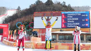 Шведката Фрида Хансдотер спечели слалома на олимпийските игри в ПьонгЧанг