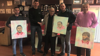 Почетният президент на ЦСКА Димитър Пенев връчи на Александър Попов