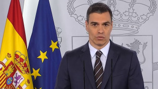 Премиерът на Испания Педро Санчес проведе пресконференция в събота следобед