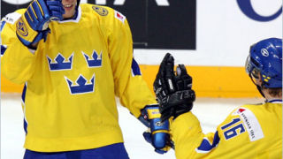 Швеция на четвъртфинал на Световното по хокей В Рига