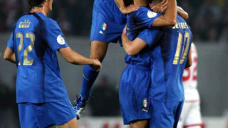 Италия застига лидера Бразилия в класацията на ФИФА