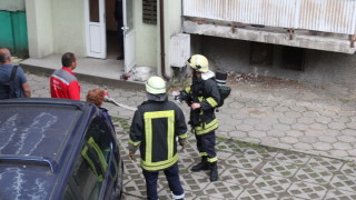 Голям пожар в центъра на Пазарджик