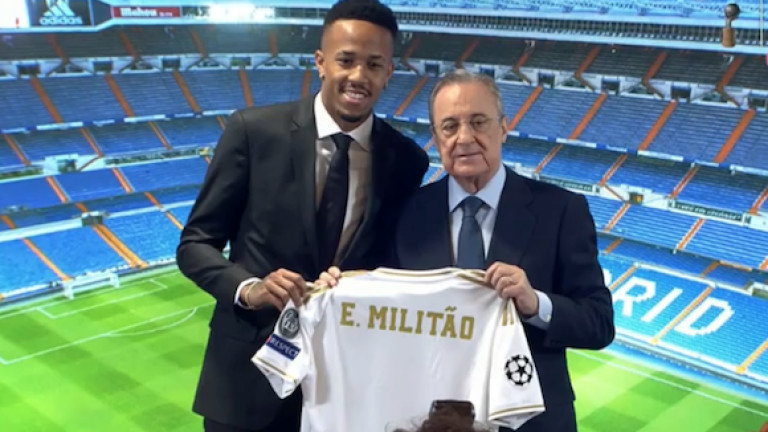 Защитникът на Реал (Мадрид) Едер Милитао постигна споразумение за нов