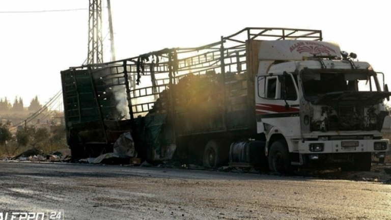 Хуманитарният конвой в Сирия е бил бомбардиран, обяви експерт на ООН