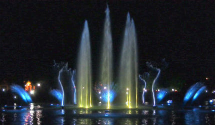 Пропукват се новооткритите пеещи фонтани в Пловдив 