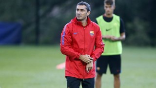 Треньорът на Барселона Ернесто Валверде направи кратък коментар след победата