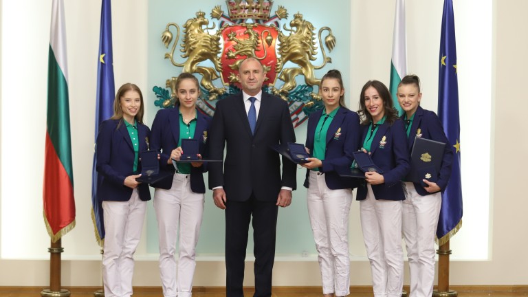 Президентът на Република България Румен Радев награди българските олимпийци, които
