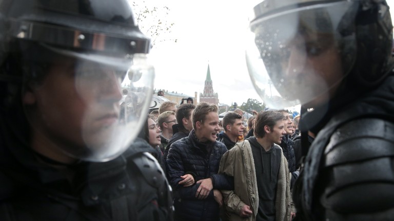 Съдят участници в протест в Москва от 5 ноември